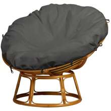 1pc Waterproof Papasan Seat Cover Only, Protects 44in To 47in Cushions From Pet Scratches And Stains, Machine Washable, Zippered, And Easy To Clean - Perfect For Indoor And Outdoor Use