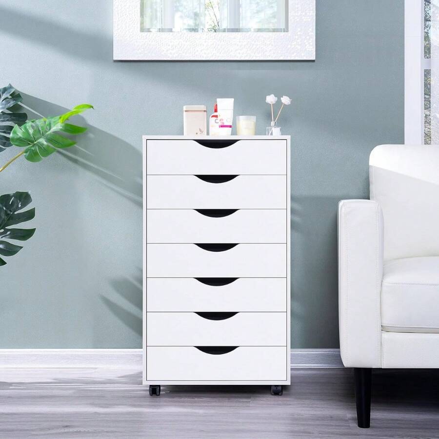 7Drawer Unit Craft Storage Makeup Organization And Storage