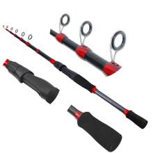 1 Piece 1.8M 2.1M 2.4M 2.7M Ultra Light FISH ROD Lure Spinning Carbon Fishing Telescopic Rod Fast Long Shot Trout Lake Fishing Rod - Multicolor - View 3
