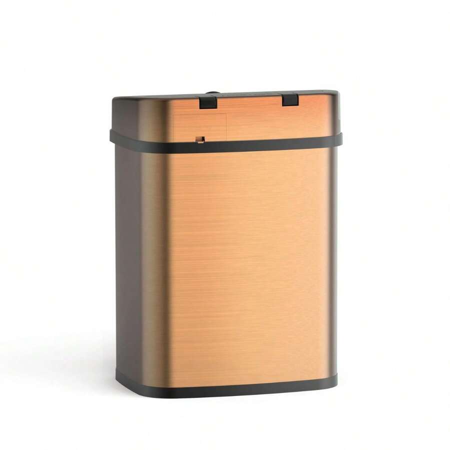3.2 Gallon Touchless Motion Sensor Trash Can, Automatic Lid With Odor