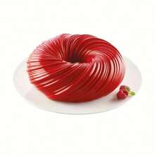 1 件螺旋圆形慕斯蛋糕模具，硅胶烘焙模具，适用于甜点、糕点、烤盘、烘焙工具厨房烤盘 - 彩色 - 查看 9