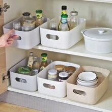 Bộ 5 ngăn kéo đựng mỹ phẩm để bàn, Bộ ngăn kéo nhựa kết hợp, Bộ sắp xếp tủ quần áo màu trơn, Bộ sắp xếp tinh tế, Bộ sắp xếp ngăn kéo để bàn và hộp lưu trữ đựng mỹ phẩm, đồ trang sức và đồ dùng trong nhà bếp, phòng ngủ, phòng tắm và văn phòng. - Nhiều màu - Xem 1