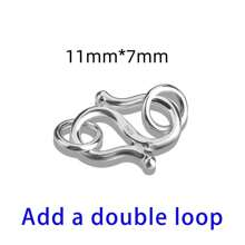 1 chiếc móc khóa bạc Sterling S925 thủ công DIY cho dây chuyền/vòng tay - Bạc S925 - Xem 11