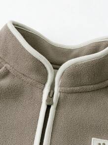 mini bala Boys' And Girls' Plush Homewear Jacket Baby Warm Outerwear Winter Collection