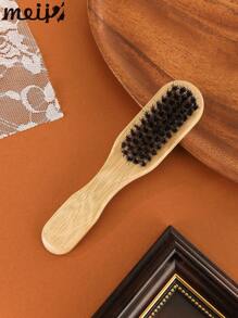 1件装男士油发胡须刷，实木长柄胡须刷，清洁刷，油梳和发刷，纯色，直发梳，竹木男士胡须造型梳，用于塑造和雕刻面部毛发，多功能清洁刷，适用于女士长卷发和解结梳，男士礼物，父亲节礼物，毕业礼物，发型，美发，发刷，梳子套装，梳子，卷发梳，解结梳，女士发刷，理发店，美发设备 - 彩色 - 查看 13