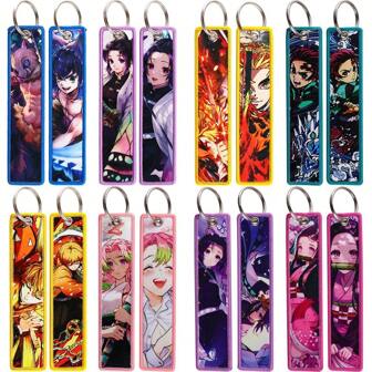1pc Cartoon Anime Demon Slayer Personalized Fashion Kamado Nezuko Bag Decoration Pendant, Keychain Gift Souvenir Car Accessories Bag Charm School