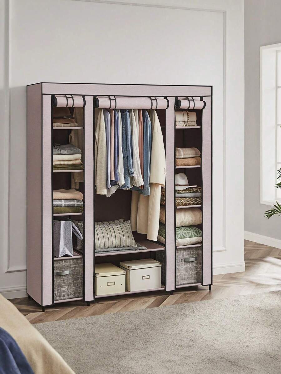SONGMICS Portable Closets - Gray Pink - View 1