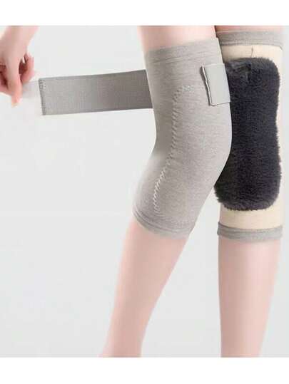 1 件德国羊毛加厚护膝带绑带，男女保暖护膝，秋冬季