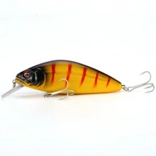 SOUGAYILANG 1 件装鱼饵小鱼钩漂浮人工鱼饵水面钓鱼饵鳟鱼诱饵彩色钓鱼配件 - 彩色 - 查看 12