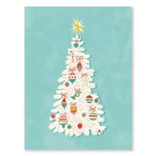 1 件粉色圣诞装饰画多巴胺系列节日画廊墙壁艺术印刷海报复古折衷主义帆布画无框架 - 彩色 - 查看 28