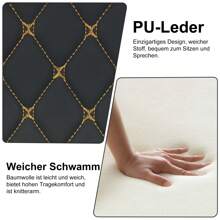 Symino Gaming-Stuhl mit Fußstütze, ergonomischer Computer-Videospielstuhl, verstellbarer Drehstuhl mit Lordosenstütze, PC-Stuhl, Bürostuhl aus PU-Leder