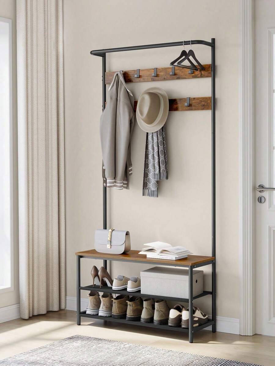 VASAGLE Coat Racks - 棕色 - 查看 1