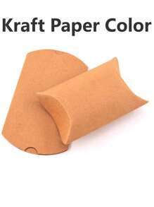 Hộp đựng kẹo giấy hình gối 50 chiếc dùng cho tiệc cưới, trang sức, thủ công, đóng gói và lưu trữ quà tặng, trang trí tiệc sinh nhật, giáng sinh - Nhiều màu - Xem 3