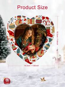 1pc Câu đố ảnh hình trái tim Giáng sinh được cá nhân hóa, Quà tặng nghệ thuật ảnh cặp đôi được cá nhân hóa, Quà tặng độc đáo cho gia đình và bạn bè, Lý tưởng cho Giáng sinh, Kỷ vật năm mới, Quà tặng độc đáo cho gia đình và bạn bè, Lý tưởng cho Giáng sinh, Kỷ vật năm mới, Quà tặng Giáng sinh, Đồ chơi được cá nhân hóa - Nhiều màu - Xem 2