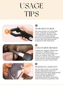 Human Hair Extensions I Tip Hair Extensions Nature Color Straight Human Hair Keratin Extensions Invisible Itip Human Hair Extensions