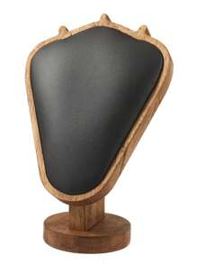 1 pieza Nuevo estante de joyería de nogal, exhibidor de joyas, collares y pendientes, estante de joyería con textura de modelo de retrato de alta gama, disponible en varios colores, ideal para viajes y ambiente fresco - Multicolor - Ver 17