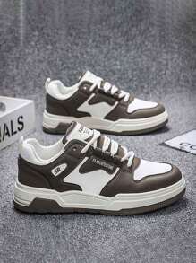 Giày thể thao đế dày vải canvas nhẹ chống trượt đa năng thời trang mới, thoáng khí phong cách Hồng Kông dành cho nam - trắng - Xem 1