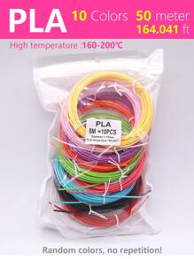 DORMYETIC 1.75mm PLA/PCL 3D 笔丝，3D 打印笔芯，10 色，20 色，30 色，鲜艳有光泽。圣诞礼物，艺术涂鸦，3D 立体创作颜料 - 彩色 - 查看 14