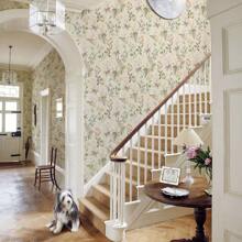 1pc 3m/10m Retro Floral Peel And Stick Wallpaper, Yellow Floral Design, 44cm Wide, Removable Vinyl Self-Adhesive Wallpaper Convenient For Home Decoration