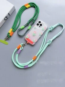 手工编织可调节挂绳带 - 耐用、防丢失、配有快速释放扣，适合电子产品和日常使用 - 彩色 - 查看 8