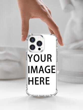 1pc Custom Phone Case With Personalized Sports Jersey Number Or Personal Action Image Clear Fashionable,Stylish,Colorful,Contracted Custom,Personalized,Unique,Customized Ideal Gifts For Him Boyfriend,Girlfriend,Family,Friends,Grandparents,Couple,Pet Lovers For Anniversaries,For Birthdays,For Graduation,For Weddings,For Christmas,For Halloween,For Winter,For Prom,For Fall,For Mother's Day,For Father's Day Case,Phone Cover,Phone Accessories
