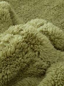 mini bala Boys' And Girls' Homewear Pajama Set For Outdoor Wear Fall/Winter Warm Collection - Army Green - View 8