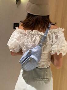 Women's Casual Fashion Fanny Pack Matches Everything Cod 6049 - 黑色 - 查看 7