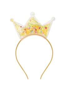 5/1 pezzo Cerchietti con corona di principessa in paillettes, cerchietti elastici con tiare per feste, regali per accessori per capelli di ragazze, forniture per acconciature e decorazioni