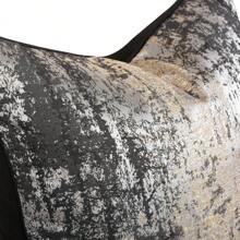 1pc Nordic-Style Black Pillow Cover, Light Luxury Minimalist Black Gold Cushion Cover, Summer Cool-Touch Cushion Cover. Sizes: 45x45cm (18x18in), 50x50cm (20x20in). Perfect For Room Decor And Living Room Sofa (No Pillow Insert Included) - Black - View 4