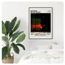 1 件乐队海报印刷帆布画 Around The Fur/Saturday Night 手腕音乐专辑封面 适用于房间家居墙壁艺术装饰，无框架 - 彩色 - 查看 5