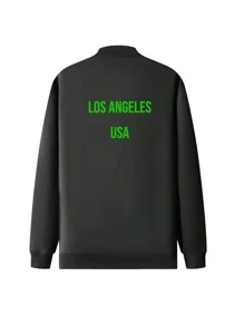 Customized Personalized Clothing Boyfriend Style Men's Zipper Stand Up Collar Long Sleeved Casual Solid Color Outdoor Sports Jacket Outerwear Add Your Own Text To Design Your Personalized Printed (Family/Selfie/Pet/Friend /Girlfriend /Gifts/Logo For Couples/Husband Or Boyfriend) Stylish, Hipster, Fashion, Contracted, Easy Costume Men Basic/Street Style, Ideal Gifts For Him, Boyfriend, Family, Friends, For Birthdays, For Vacation/Holiday, For School/Competition, For Sports/Climbing,Stylish,Fashion,Hipster,Casual,Minimal Chic,Personalized,Customized,Custom,Unique,Guy Costumes,Capsule Wardrobe,Men Basic/Street Style,Ideal Gifts For Him,Boyfriend,Family,Friends,For Birthdays,For Vacation/Holiday,For School/Competition,For Sports/Climbing,Men Active Tops