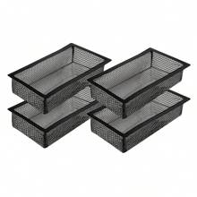 4 件装地板通风口盖过滤网，通风口屏幕网罩捕集器过滤罩适用于家庭 - 黑色 - 查看 10