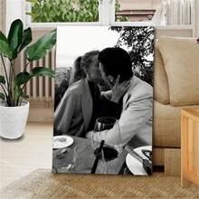 1 件黑白海报潮流海报时尚海报帆布墙画适用于卧室客厅装饰礼物客厅、餐厅、书房、走廊、咖啡店、办公室、宿舍、墙壁艺术、墙壁装饰、家居装饰帆布画（无框） - 彩色 - 查看 8