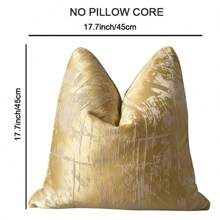 1 Pezzo Federa In Poliestere, Multicolore, Stile Cinese, Jacquard, Semplice Motivo Geometrico Nello Stile Nordico, Strisce Moderne, Geometria Astratta, Meccanismo Di Lusso Leggero, Per Soggiorno, Divano, Auto, Casa, Decorazione Festa, 17.71 Pollici * 17.71 Pollici (nucleo Del Cuscino Non Incluso)