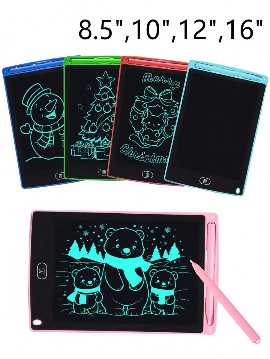 1 Piece Magic Whiteboard Tablet Drawing Messages LCD Assorted Colors, Reusable Board For Painting - Multicolor - View 1