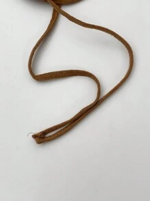 1 件装羊毛保暖护耳帽，奶油色，蝴蝶结装饰，防风厚实，适合女士冬季 - 彩色 - 查看 9