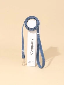 1 dây xích thú cưng bằng vải denim polyester có thể giặt được, phù hợp với mèo và chó nhỏ, không dành cho chó lớn - Màu xanh lam - Xem 4