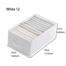 1 hộp đựng quần áo, hộp đựng quần áo phòng ngủ gia đình có ngăn kéo S, hộp đựng quần áo cho tất, đồ lót, áo ngực và giỏ đựng đồ gấp, ngăn kéo tủ quần áo, tủ quần áo, túi chần bông, hộp đựng đồ dưới gầm giường, ngăn kéo/tủ quần áo/tủ quần áo/túi chần bông, hộp đựng đồ dưới gầm giường/túi chia ngăn đựng quần áo, quần áo cho phòng ngủ gia đình/trở lại trường/ký túc xá/để đựng đồ lặt vặt/đồ lót/áo ngực/quần áo/đồ lót/quần lót/quần/quần jean/tất/áo phông/váy/giày/có thể gấp lại 6/7/11 lưới/đồ dùng đóng gói thiết yếu/vỏ bọc để đựng quần áo - trắng - Xem 17