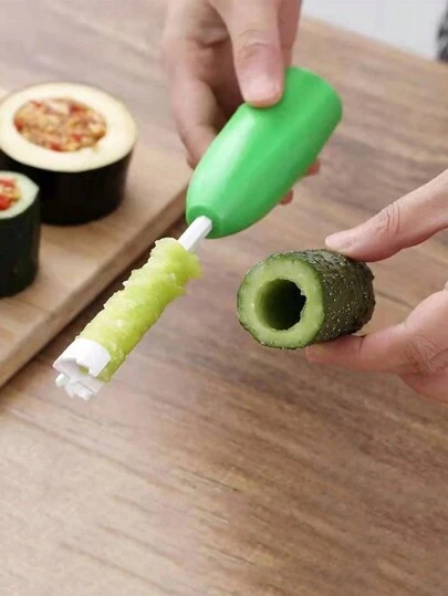 4st Multipurpose Grönsaks- och Fruktborr, gropborttagare, gropverktygssats för kök