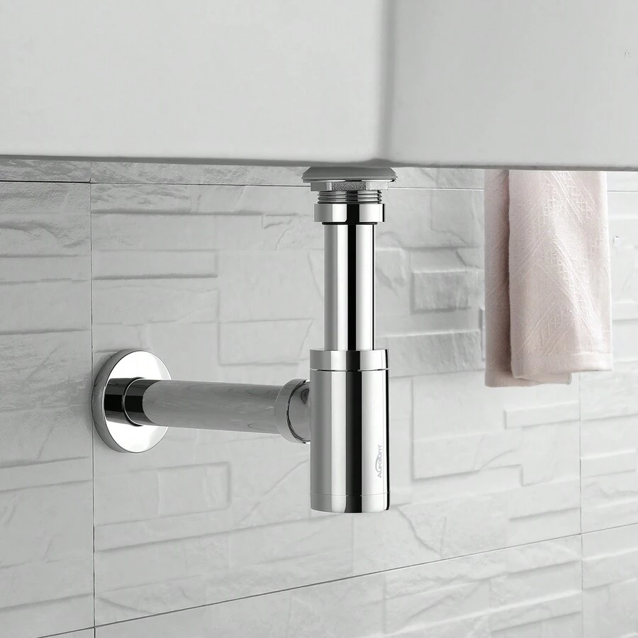 Universal Siphon Height Adjustable 1 1/4 Inch Tube Siphon Drain Fitting