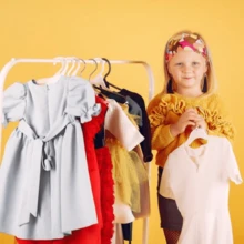 Kit 15 Baby Hangers, Durable, Children's Clothes Organizer - 藏蓝色 - 查看 7