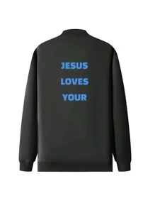 Customized Personalized Clothing Boyfriend Style Men's Zipper Stand Up Collar Long Sleeved Casual Solid Color Outdoor Sports Jacket Outerwear Add Your Own Text To Design Your Personalized Printed (Family/Selfie/Pet/Friend /Girlfriend /Gifts/Logo For Couples/Husband Or Boyfriend) Stylish, Hipster, Fashion, Contracted, Easy Costume Men Basic/Street Style, Ideal Gifts For Him, Boyfriend, Family, Friends, For Birthdays, For Vacation/Holiday, For School/Competition, For Sports/Climbing,Stylish,Fashion,Hipster,Casual,Minimal Chic,Personalized,Customized,Custom,Unique,Guy Costumes,Capsule Wardrobe,Men Basic/Street Style,Ideal Gifts For Him,Boyfriend,Family,Friends,For Birthdays,For Vacation/Holiday,For School/Competition,For Sports/Climbing,Men Active Tops