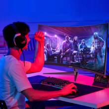GAWFOLK Gawfolk 32 Inch Curved Gaming Monitor 165Hz, 1800R PC Monitor Full HD 1080P, Frameless Computer Monitor With Freesync And Eye Care Technology, Wall Mounted, Christmas Carnival Must-Have Gift Husband's Favorite Gift