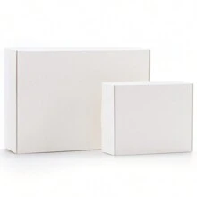20pcs White Cardboard Gift Boxes, Small Paper Plane Boxes, Mini Packaging Boxes, Handmade Soap Packaging, Divider Boxes - White - View 7