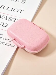 1 件便携式旅行药盒，带密封 8 隔层药盒小药盒药片小麦秸秆容器便携式 8 隔层密封药丸收纳盒防潮药丸分配和储存盒药丸收纳盒，适用于口红、刷子、护肤品、手机、硬币、小物品，适用于家庭、礼物、度假和节日万圣节圣诞节多功能用途，礼品包装袋礼品包装袋 - 彩色 - 查看 17