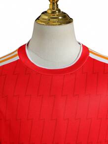 Kids & Teens' New Casual Sports Training Quick-Dry Long Sleeve Sportswear Set, Comfortable, Breathable, Suitable For Leisure, Sports, Football, Group Activities, Number 29