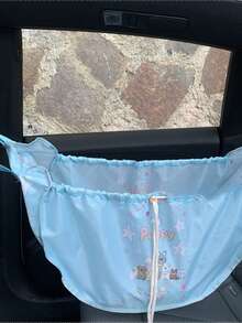 1 Túi đựng đồ treo sau ghế ô tô hình chú chó con dễ thương, Túi treo đa năng, dung tích lớn, giá đỡ lưới cho ghế sau ô tô - Nhiều màu - Xem 1