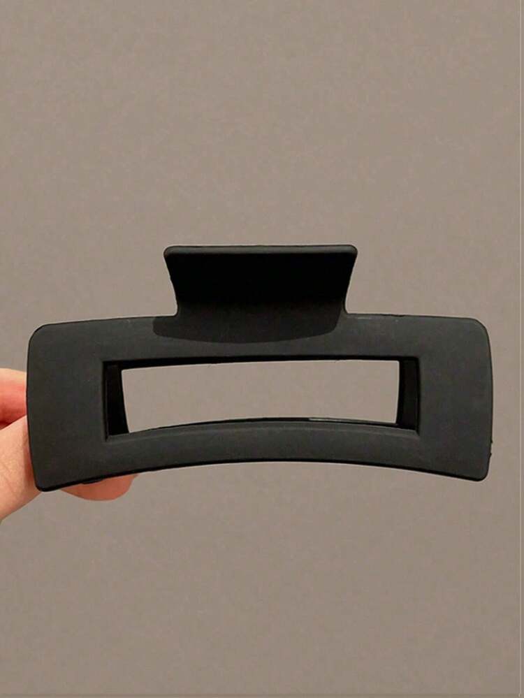 1 套纯色休闲发夹 - 4 件/1 包简约风格发型工具，轻松发夹，3D 爪发夹，适合日常、校园、约会、度假、旅行配饰、休闲发饰 - 彩色 - 查看 16