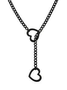 rakol 1 chiếc vòng cổ hình trái tim bằng thép không gỉ tối giản, thích hợp để phụ nữ đeo hàng ngày, không phai màu và không gây kích ứng - vòng cổ - Xem 9
