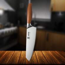 Professional Japanese Kitchen Knives Santoku Knife Stainless Steel Fish Fillet Slicing Meat Cleaver Chef Knife Cooking Tools - Brown - View 10
